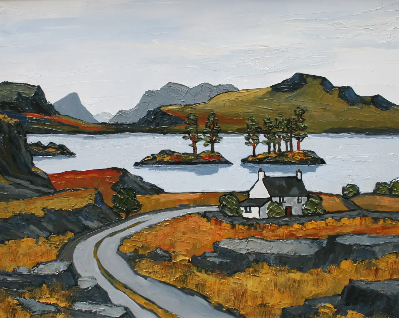 David Barnes - road to the loch